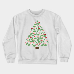 Musical Green Christmas Tree Crewneck Sweatshirt